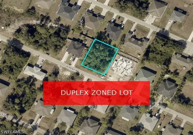 Photo 1 of Land for sale at 4640 4642 25th Street Sw, Lehigh Acres, FL 33973 | MLS# 226033933 | Listing updated on 2026-09-20