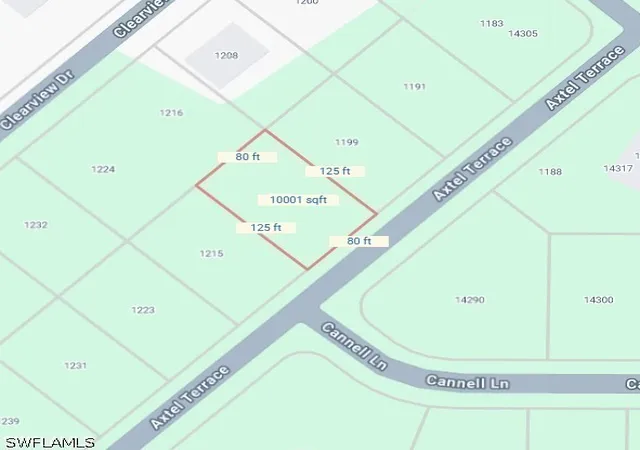 Photo 1 of Land for sale at 1207 Axtel Ter, Port Charlotte, FL 33953 | MLS# 226037241 | Listing updated on 2026-10-14