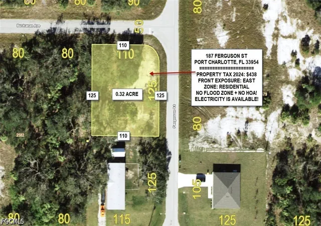 Photo 1 of Land for sale at 187 Ferguson St, Port Charlotte, FL 33954 | MLS# 2026043837 | Listing updated on 2026-10-18