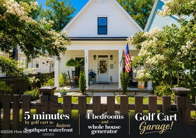 Photo 1 of Single family home for sale at 1107 N Caswell Ave, Southport, NC 28461 | MLS# 100600928 | Listing updated on 2026-09-03
