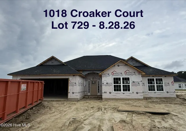 Photo 1 of Single family home for sale at 1018 Croaker Ct, New Bern, NC 28562 | MLS# 100596674 | Listing updated on 2026-09-04