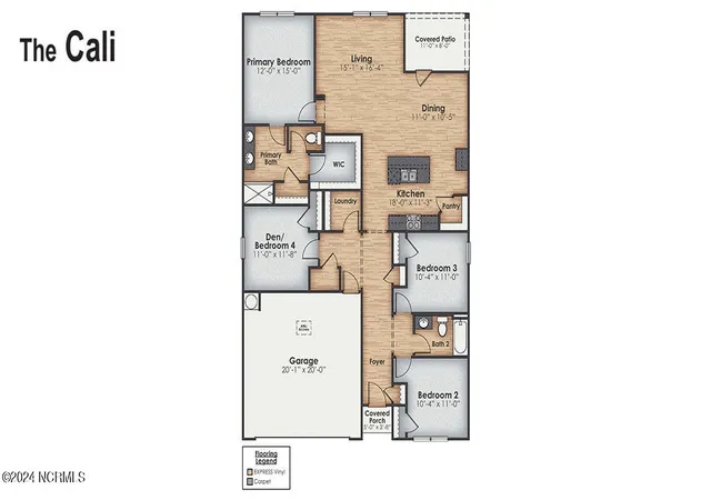 Photo 2 of Single family home for sale at 539 Barrelwood Dr #Lot 100, Jacksonville, NC 28546 | MLS# 100584055 | Listing updated on 2026-09-21