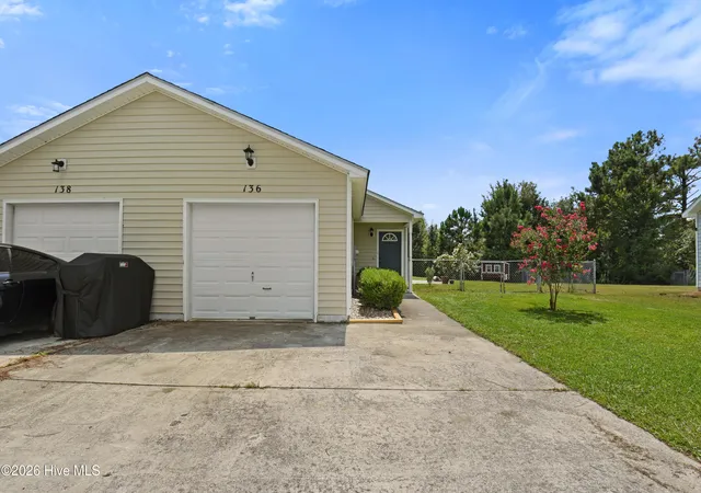 Photo 1 of Townhouse for sale at 136 Charlton Rd, Hubert, NC 28539 | MLS# 100601303 | Listing updated on 2026-09-08