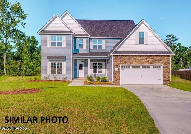 Photo 1 of Single family home for sale at 300 Wrenview Ct #Lot 55, Jacksonville, NC 28546 | MLS# 100581336 | Listing updated on 2026-09-02