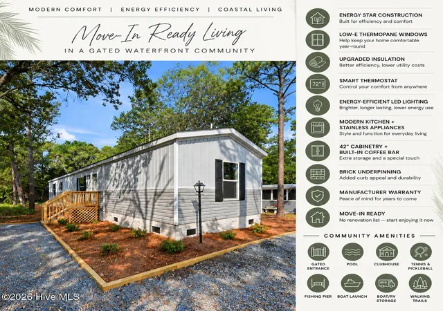 Photo 2 of Manufactured home for sale at 3411 Marlin Dr, Bolivia, NC 28422 | MLS# 100579196 | Listing updated on 2026-09-12