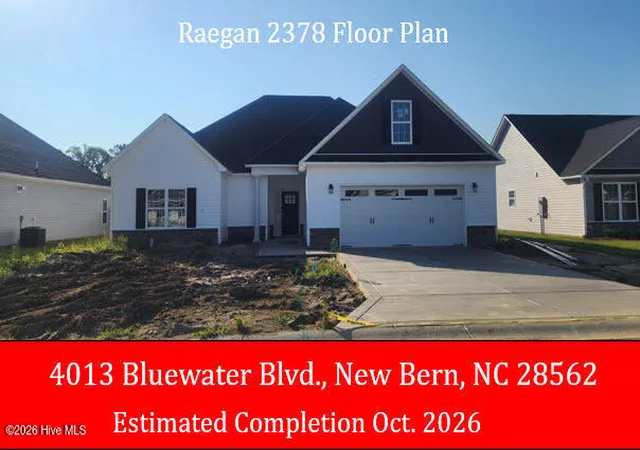 Photo 1 of Single family home for sale at 4013 Bluewater Blvd, New Bern, NC 28562 | MLS# 100562283 | Listing updated on 2026-09-08