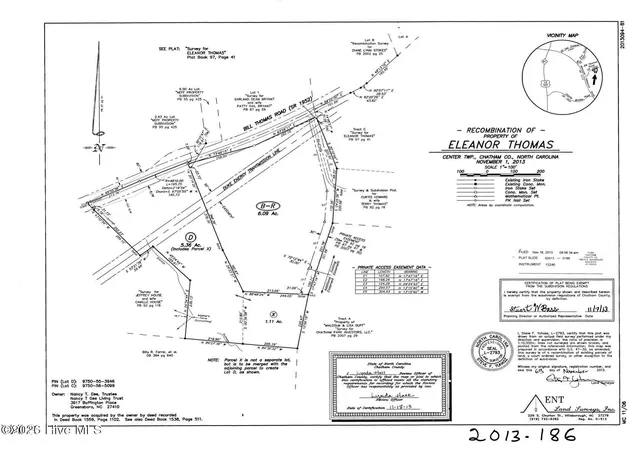 Photo 2 of Land for sale at 132 Bill Thomas Rd, Moncure, NC 27559 | MLS# 100603384 | Listing updated on 2026-09-14