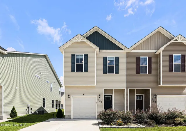 Photo 1 of Townhouse for sale at 237 Shallowbag Bay Ln, Jacksonville, NC 28546 | MLS# 100603221 | Listing updated on 2026-09-14