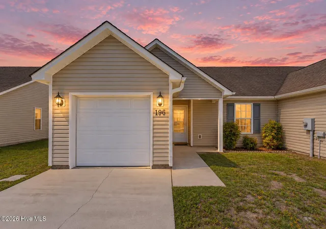 Photo 1 of Townhouse for sale at 196 Pine Holw Rd, Holly Ridge, NC 28445 | MLS# 100603538 | Listing updated on 2026-09-15