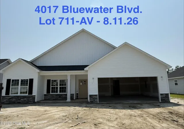 Photo 1 of Single family home for sale at 4017 Bluewater Blvd, New Bern, NC 28562 | MLS# 100577995 | Listing updated on 2026-09-04