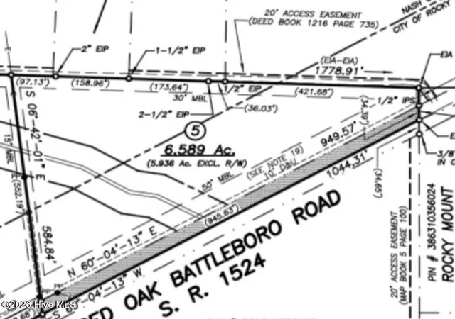 Photo 2 of Land for sale at Lot 5 Red Oak Battleboro Rd, Battleboro, NC 27809 | MLS# 100603434 | Listing updated on 2026-09-14
