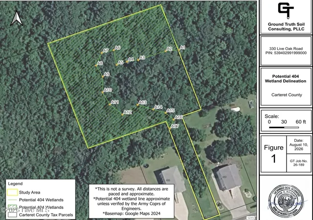 Photo 3 of Land for sale at 330 Live Oak Rd, Newport, NC 28570 | MLS# 100603574 | Listing updated on 2026-09-22