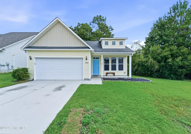 Photo 1 of Single family home for sale at 103 Forsythia Ct, Jacksonville, NC 28546 | MLS# 100606592 | Listing updated on 2026-10-17