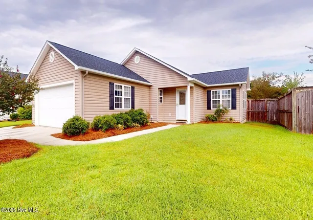 Photo 1 of Single family home for sale at 2018 Heritage Ln, Jacksonville, NC 28546 | MLS# 100601067 | Listing updated on 2026-09-14