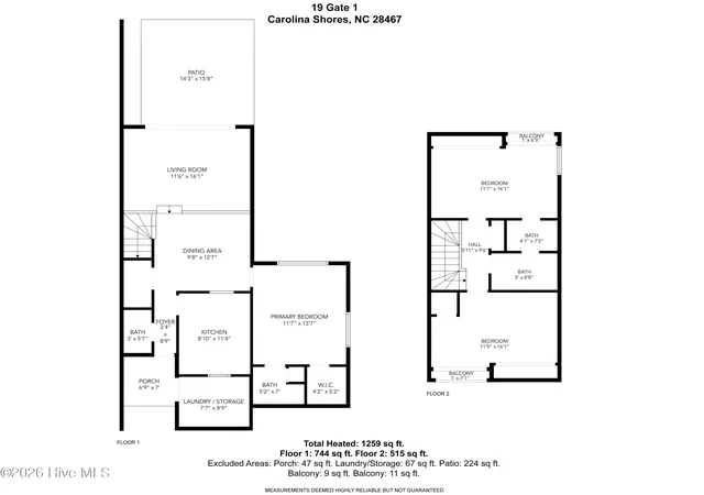 Photo 2 of Condo for sale at 19 Gate 1, Carolina Shores, NC 28467 | MLS# 100597481 | Listing updated on 2026-09-18