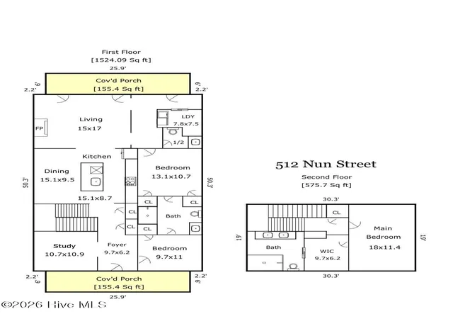 Photo 4 of Single family home for sale at 512 Nun St, Wilmington, NC 28401 | MLS# 100596874 | Listing updated on 2026-09-09
