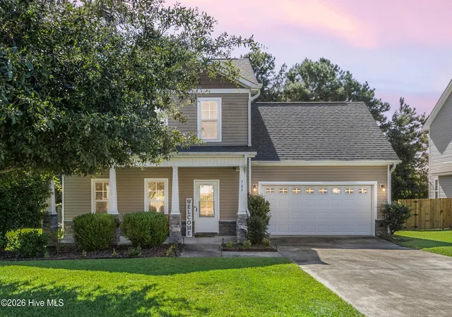 Photo 1 of Single family home for sale at 709 Jasmine Ln, Jacksonville, NC 28546 | MLS# 100601546 | Listing updated on 2026-09-04