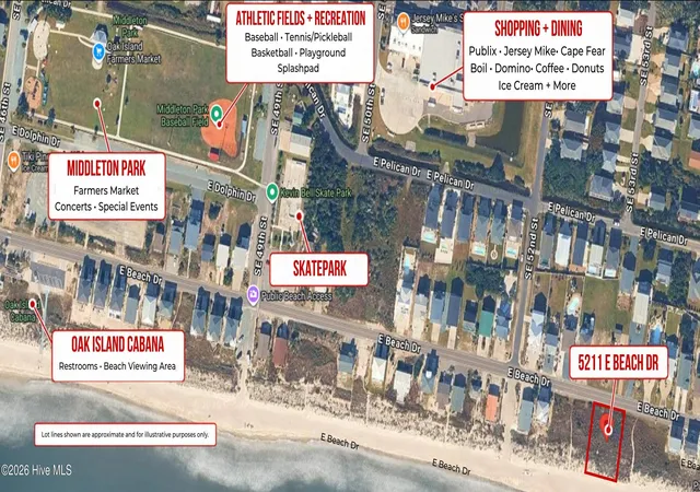 Photo 3 of Land for sale at 5211 E Beach Dr, Oak Island, NC 28465 | MLS# 100600002 | Listing updated on 2026-09-28