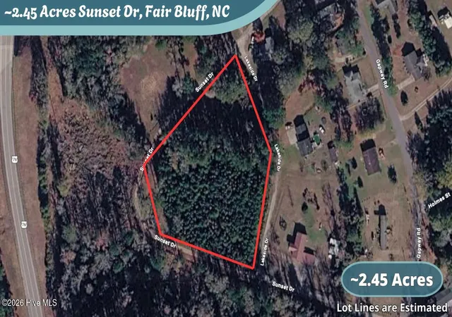 Photo 1 of Land for sale at ~245 Acre Near 163 Sunset Dr, Fair Bluff, NC 28439 | MLS# 100603618 | Listing updated on 2026-10-19