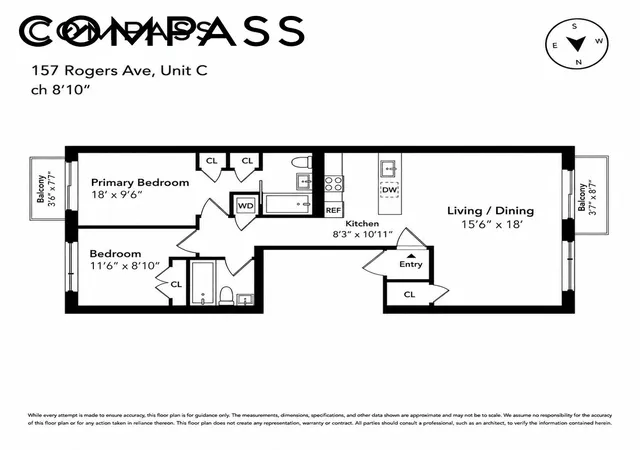 Photo 4 of Sale Pending at 157 Rogers Ave #C, New York City, NY 11216 | MLS# RLS20110466 | Listing updated on 2026-09-08