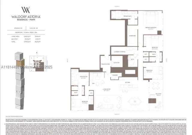 Photo 3 of Condo for sale at 300 N Biscayne Blvd #8502, Miami, FL 33131 | MLS# A11814486 | Listing updated on 2026-09-26