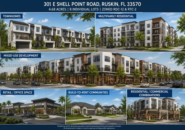 Photo 1 of Land for sale at 301 E Shell Point Road, Ruskin, FL 33570 | MLS# A11914656 | Listing updated on 2026-09-10