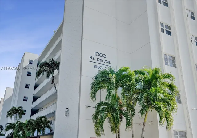Listing Photo 1 - Condo for sale in building located at 1000 Ne 12Th Ave, Hallandale Beach, FL 33009 - Unit #505