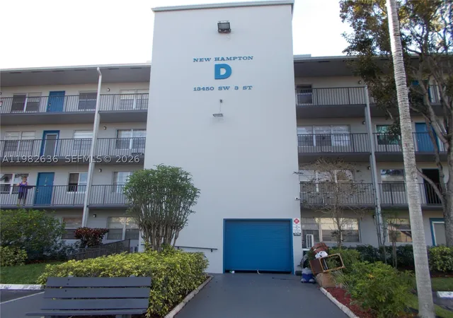 Photo 1 of Sale Pending at 13450 Sw 3rd St #310D, Pembroke Pines, FL 33027 | MLS# A11982636 | Listing updated on 2026-09-14