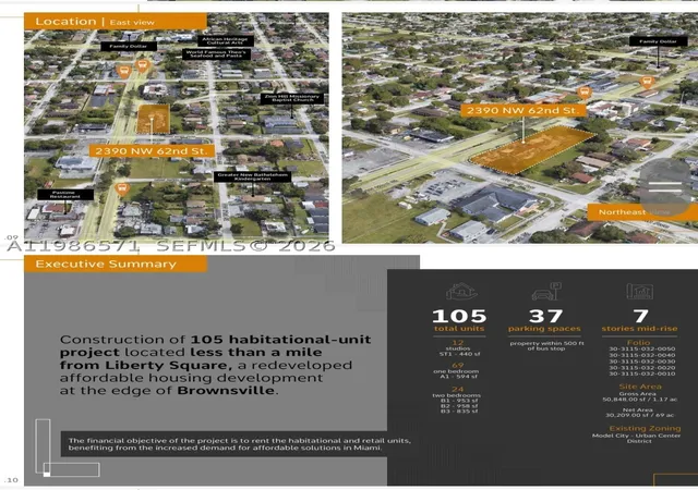 Photo 2 of Land for sale at 2390 Nw 62nd St, Miami, FL 33147 | MLS# A11986571 | Listing updated on 2026-09-03