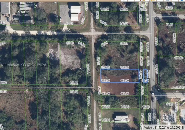 Photo 3 of Land for sale at 320 Commerce St Nw, Lake Placid, FL 33852 | MLS# A11988549 | Listing updated on 2026-09-17