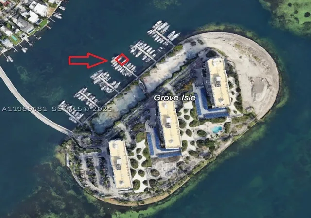 Photo 1 of Land for sale at 4 Grove Isle Dr Slip D 10, Miami, FL 33133 | MLS# A11989681 | Listing updated on 2026-09-11