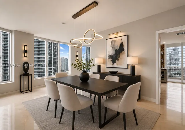 Listing Photo 2 - Condo for sale in Carbonell Condos located at 901 Brickell Key Blvd, Miami, FL 33131 - Unit #2804