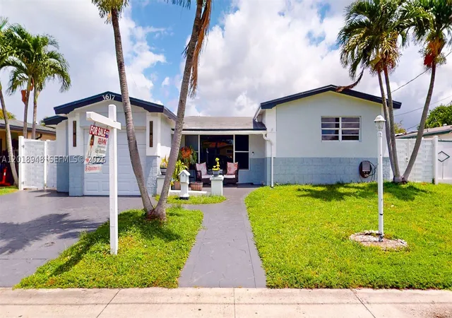Photo 2 of Single family home for sale at 3617 Nw 37th St, Lauderdale Lakes, FL 33309 | MLS# A12018948 | Listing updated on 2026-09-02