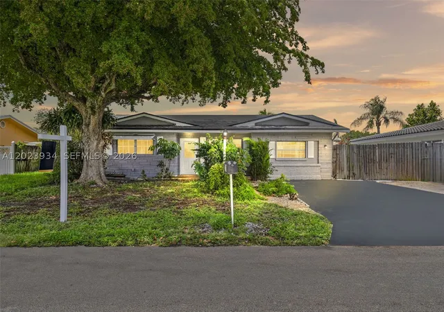 Photo 1 of Sale Pending at 3310 Nw 66th St, Fort Lauderdale, FL 33309 | MLS# A12023934 | Listing updated on 2026-09-14
