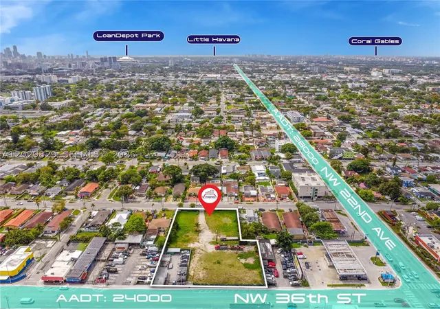 Photo 2 of Land for sale at 2140 Nw 36th St, Miami, FL 33142 | MLS# A12029829 | Listing updated on 2026-09-10