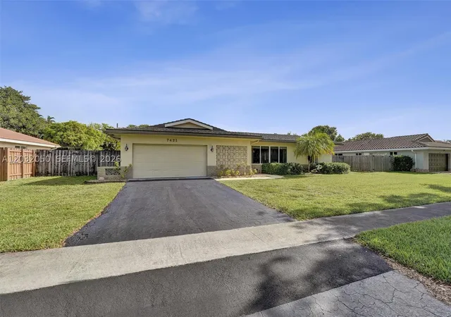 Photo 1 of Sale Pending at 7421 Nw 8th Ct, Plantation, FL 33317 | MLS# A12032050 | Listing updated on 2026-09-14