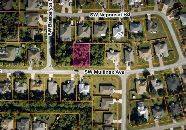 Photo 3 of Land for sale at 1585 Sw Mullinax Ave, Port Saint Lucie, FL 34953 | MLS# A12032587 | Listing updated on 2026-09-05