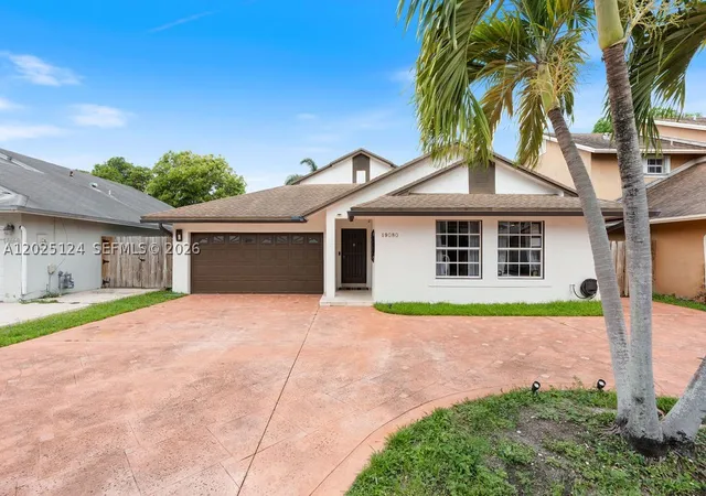 Photo 1 of Single family home for sale at 19080 Nw 77th Ct, Hialeah, FL 33015 | MLS# A12025124 | Listing updated on 2026-09-10