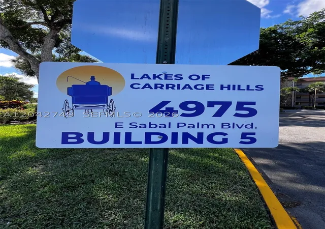 Photo 1 of Condo for sale at 4975 E Sabal Palm Blvd #304, Tamarac, FL 33319 | MLS# A12042749 | Listing updated on 2026-09-08