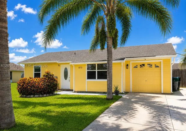 Photo 1 of Single family home for sale at 1573 Sw Lexington Dr, Port St Lucie, FL 34953 | MLS# A12054216 | Listing updated on 2026-09-11