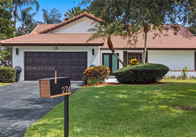 Photo 1 of Sale Pending at 274 Nw 107th Ave, Coral Springs, FL 33071 | MLS# A12054930 | Listing updated on 2026-09-10
