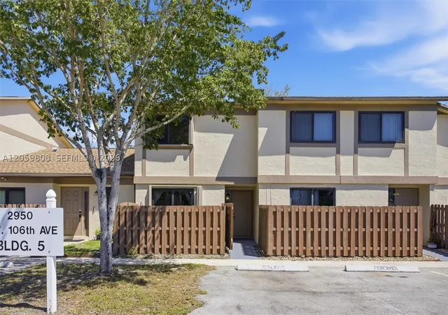 Photo 1 of Condo for sale at 2950 Nw 106th Ave #8, Sunrise, FL 33322 | MLS# A12059808 | Listing updated on 2026-09-04