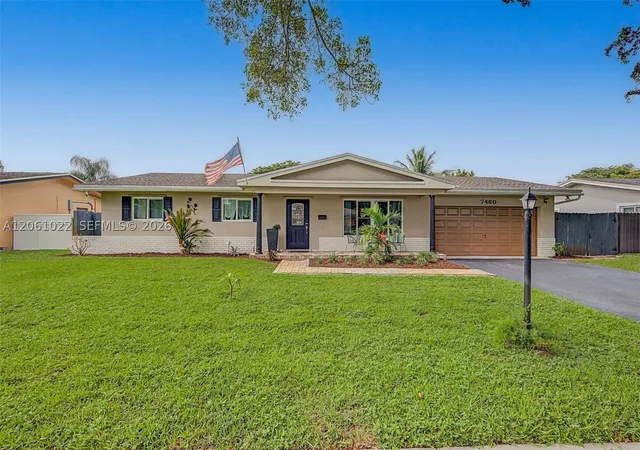 Photo 1 of Sale Pending at 7460 Nw 13th St, Plantation, FL 33313 | MLS# A12061022 | Listing updated on 2026-09-11
