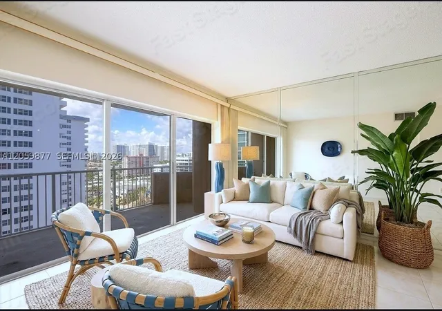 Listing Photo 4 - Condo for sale in building located at 1980 S Ocean Dr, Hallandale Beach, FL 33009 - Unit #16A
