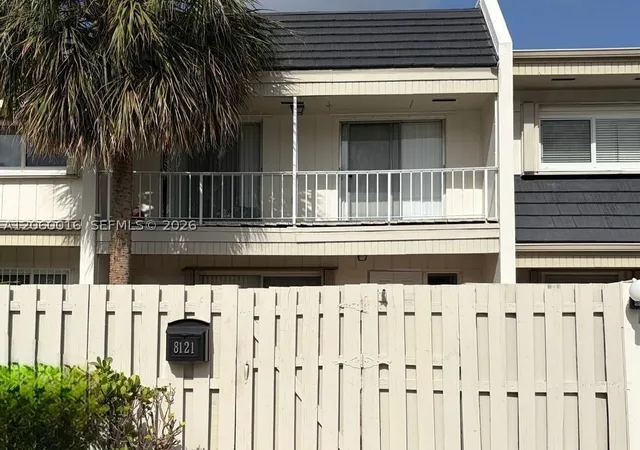 Photo 1 of Townhouse for sale at 8121 Sw 82nd Ct, Miami, FL 33143 | MLS# A12060016 | Listing updated on 2026-09-06