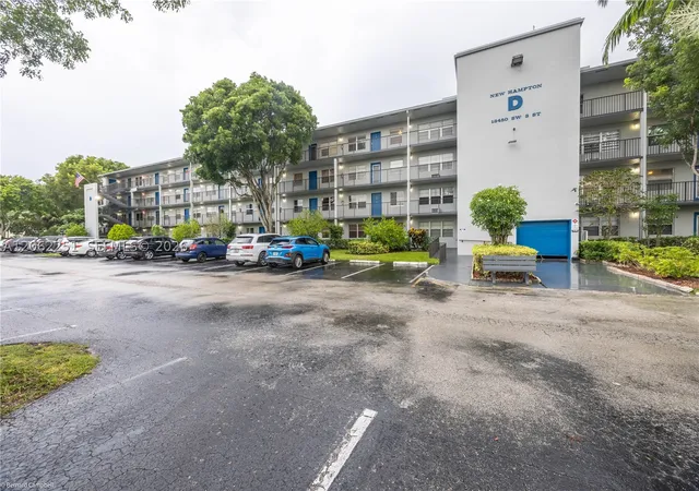 Listing Photo 1 - Condo for sale in building located at 13450 Sw 3Rd St, Pembroke Pines, FL 33027 - Unit #408D
