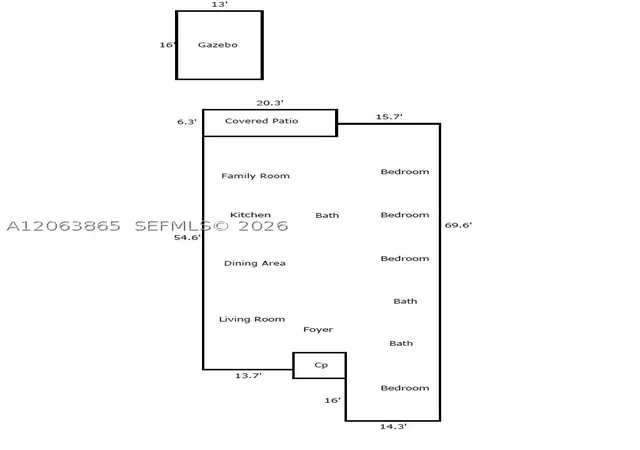 Photo 3 of Single family home for sale at 11845 Sw 3rd St, Miami, FL 33184 | MLS# A12063865 | Listing updated on 2026-10-01