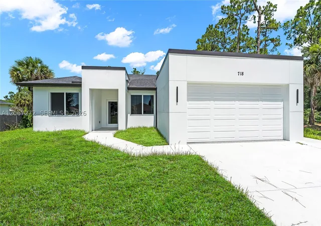 Photo 1 of Single family home for sale at 718 718 Robert Ave, Lehigh Acres, FL 33936 | MLS# A12067272 | Listing updated on 2026-09-04