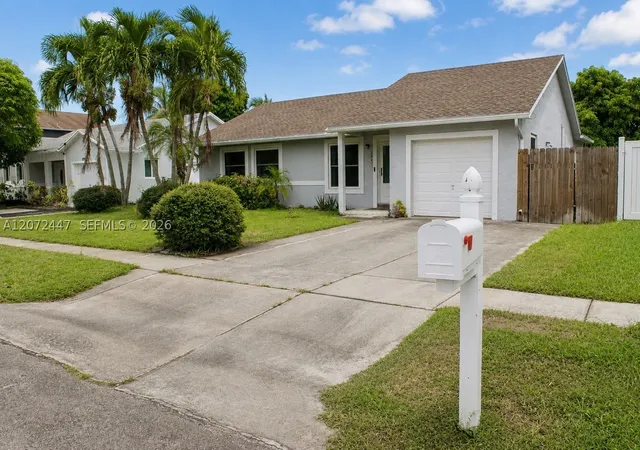 Photo 1 of Single family home for sale at 2001 Sw 87th Ave, North Lauderdale, FL 33068 | MLS# A12072447 | Listing updated on 2026-09-16