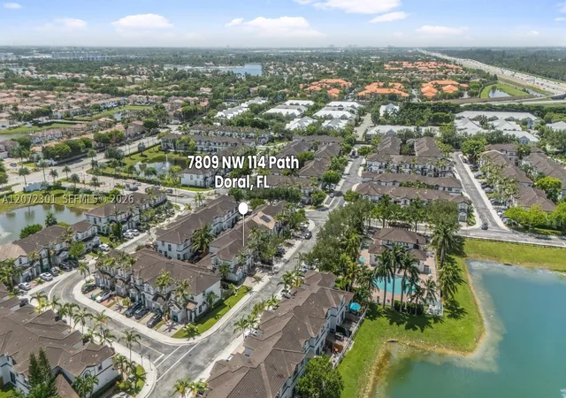 Photo 2 of Townhouse for sale at 7809 Nw 114th Path, Doral, FL 33178 | MLS# A12072301 | Listing updated on 2026-10-07